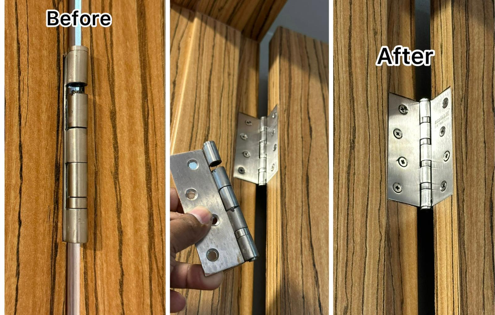 Door Hinge Replacement & Repair Service in Singapore | Tasfia Engineering & Construction Pte Ltd